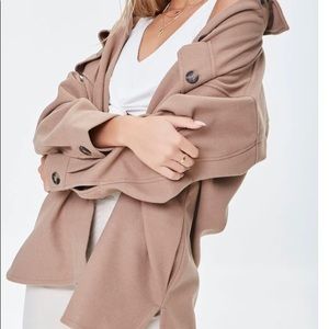 NEW Forever 21 Oversized Button-Front Shacket